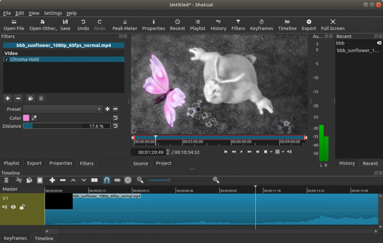 shotcut video editor for ubuntu